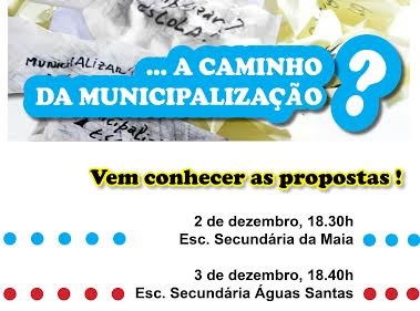 Reuniões para debater o processo de Municipalização na Maia