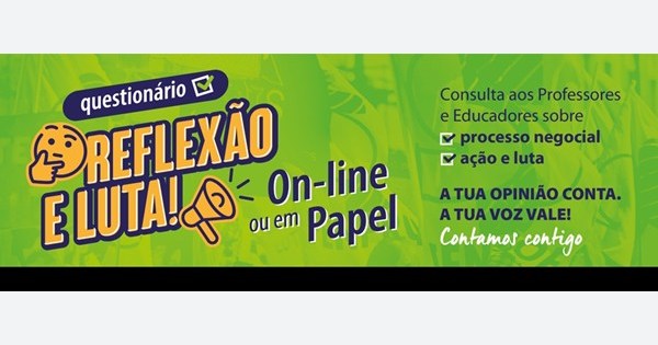 SPN - Semana de Reflexão e Luta — Questionário (até 30/abr)